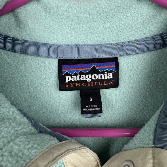 Patagonia Women's Lightweight Synchilla Snap-T‎ Pullover Blue Size S Style 25455 - Picture 2 of 12